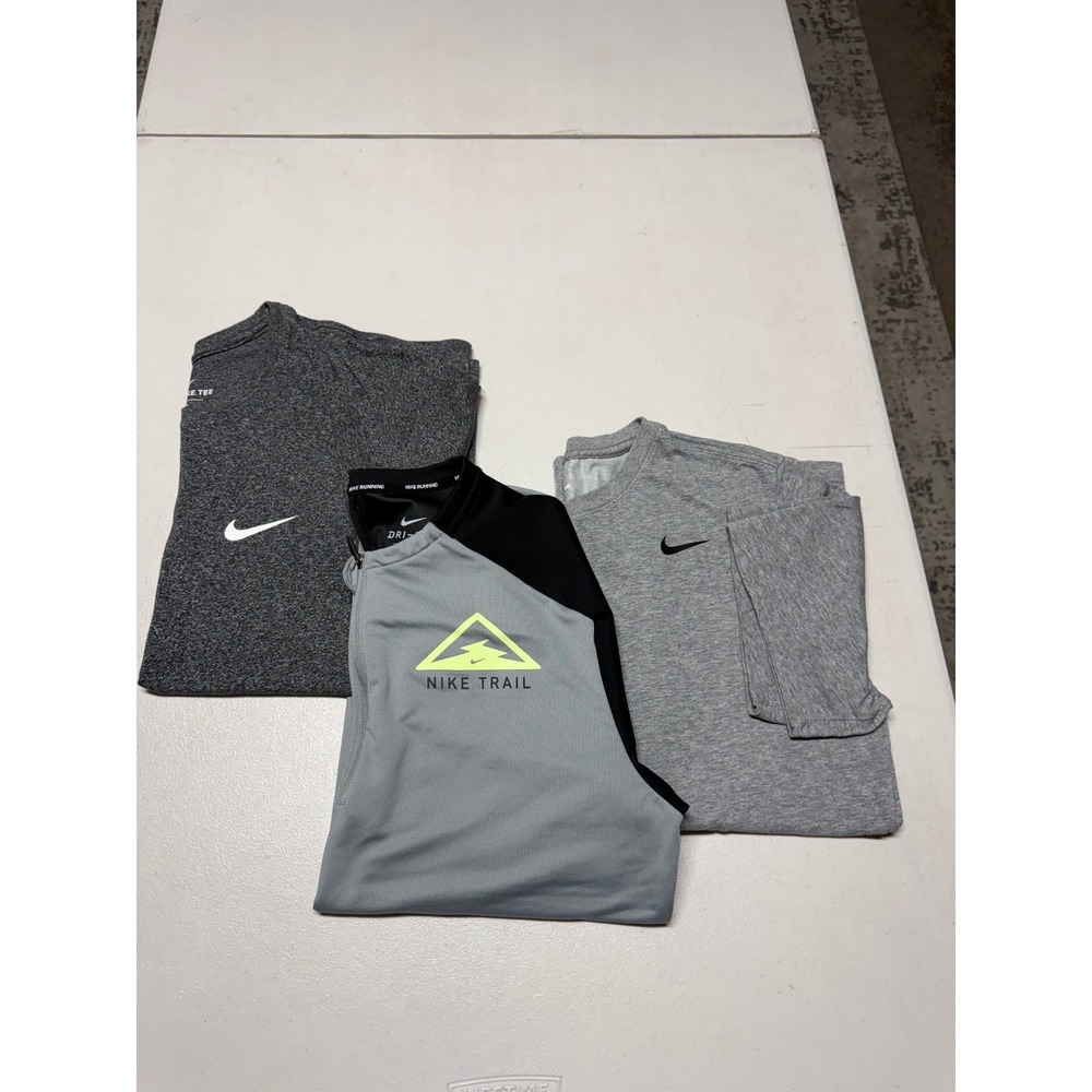 NIKE MENS BUNDLE TOPS BUNDLE LOT OF THREE SIZE MEDIUM
